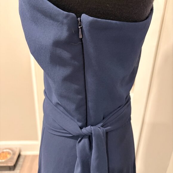 Amsale Navy Laurie Dress, Size 10 - Picture 6 of 7